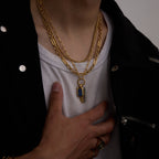 Men Box Chain – Demi-Fine Gold Plated CARRYALLCO