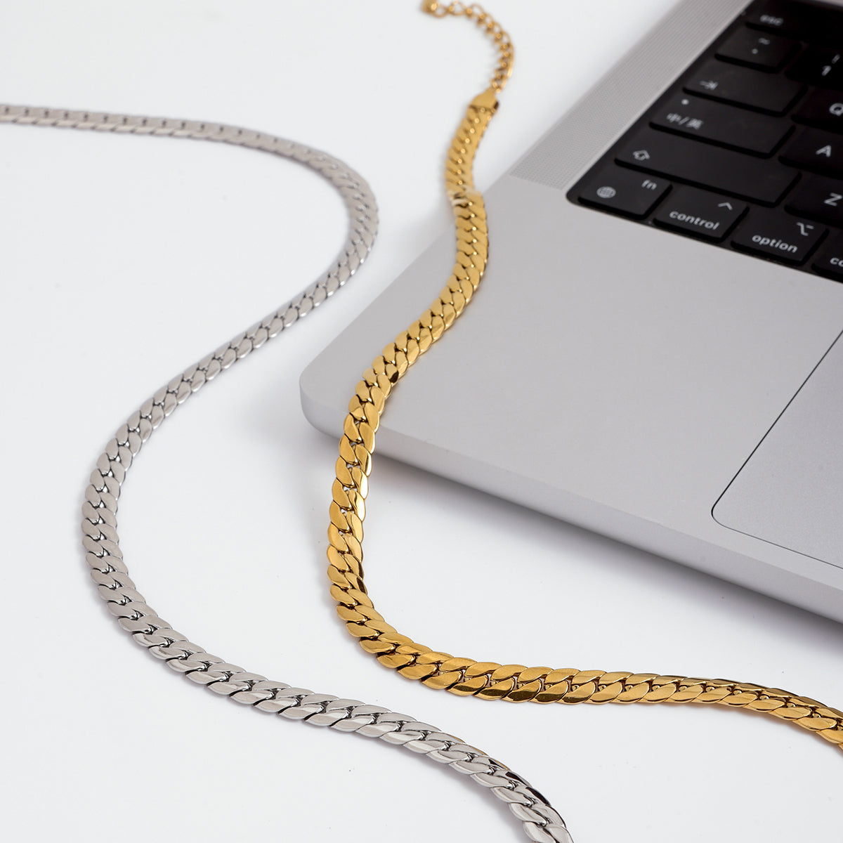Men Cuban Chain Set – Demi-Fine Gold Plated CARRYALLCO