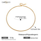 Men Box Chain – Demi-Fine Gold Plated CARRYALLCO