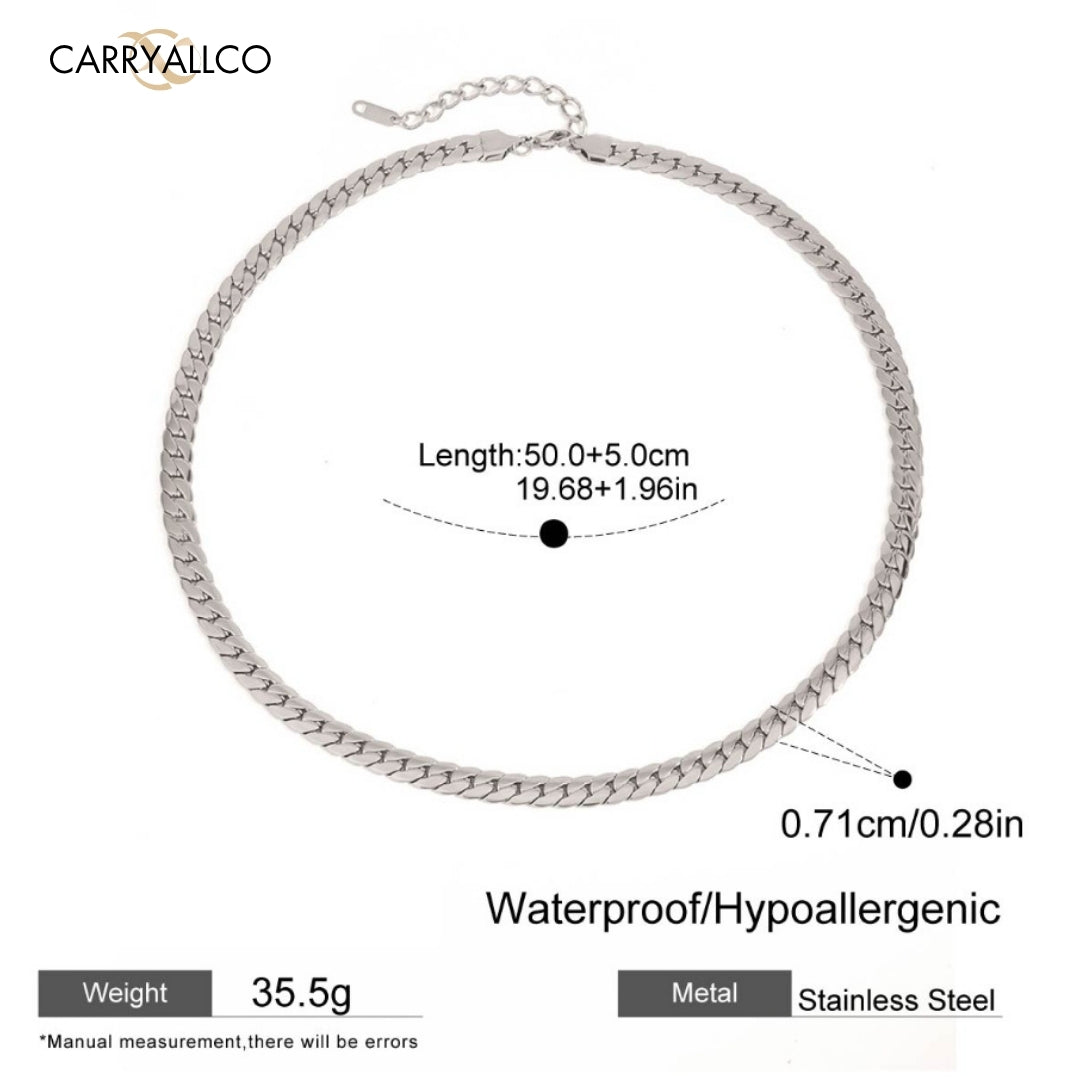 Men Cuban Chain Set – Demi-Fine Gold Plated CARRYALLCO