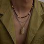Men’s Two-Tone Rectangle Chain – 18K Demi-Fine CARRYALLCO