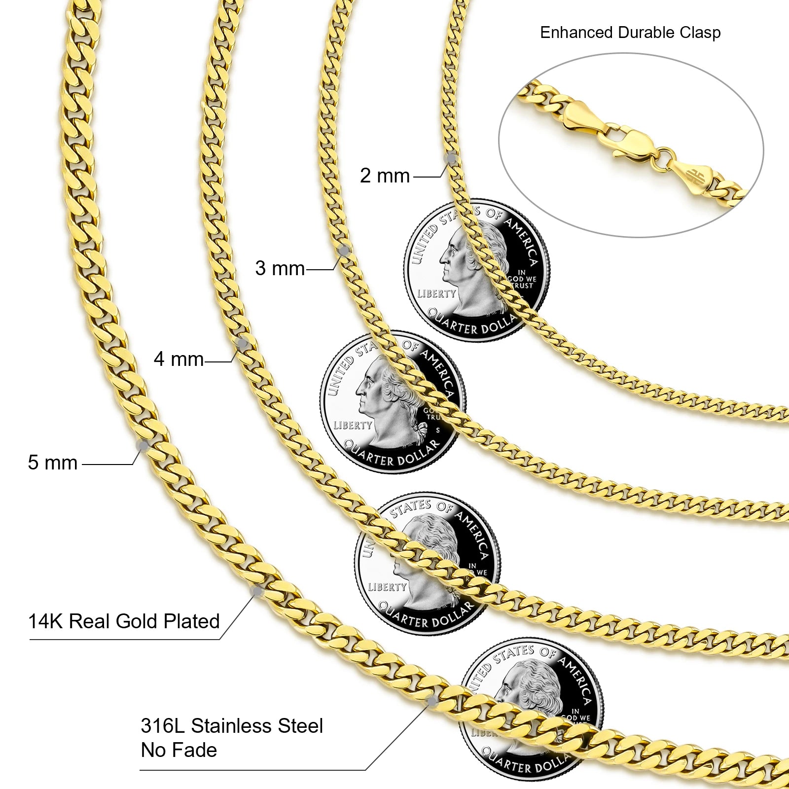 Miami Cuban Link Chain Pendant Necklace
