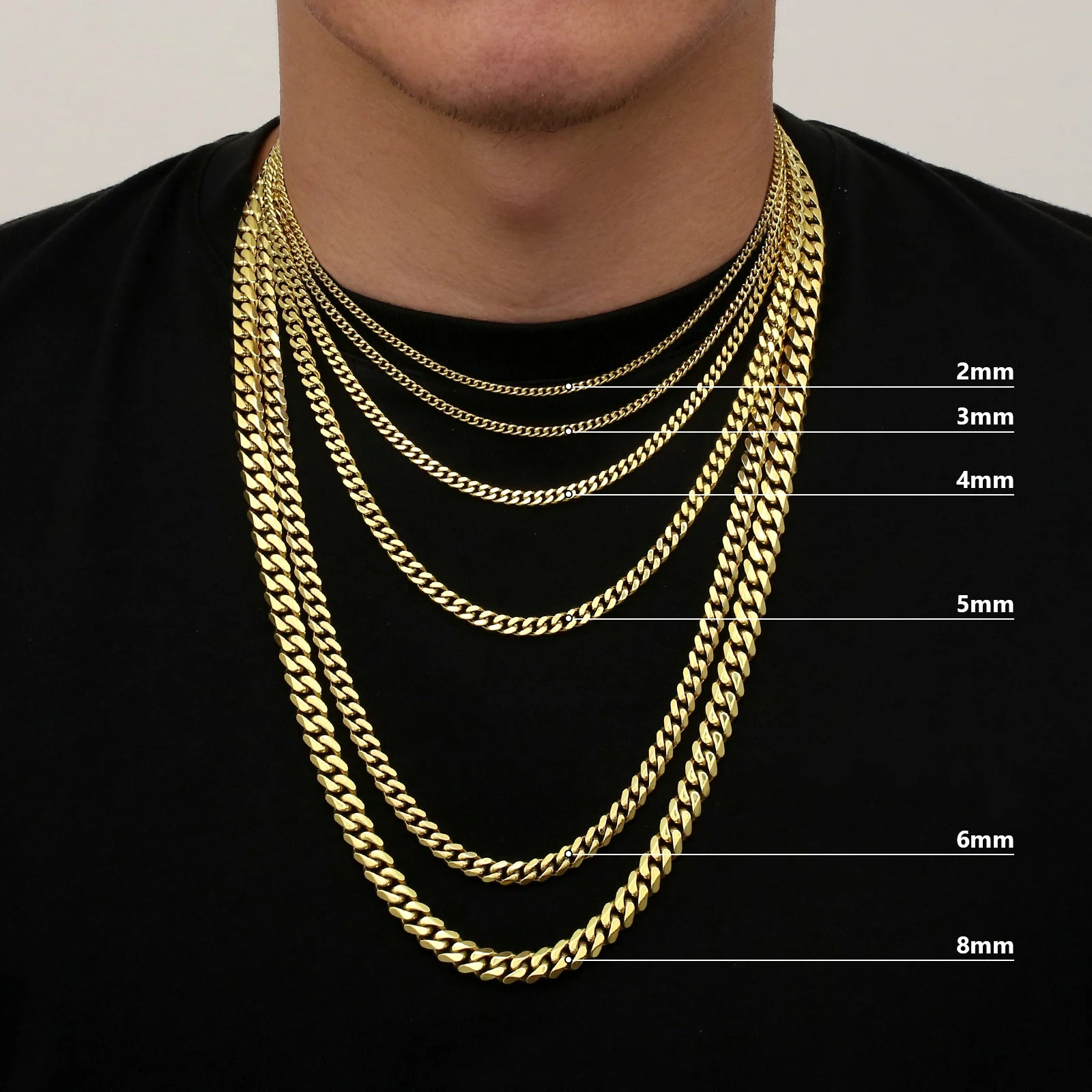 Miami Cuban Link Chain Pendant Necklace