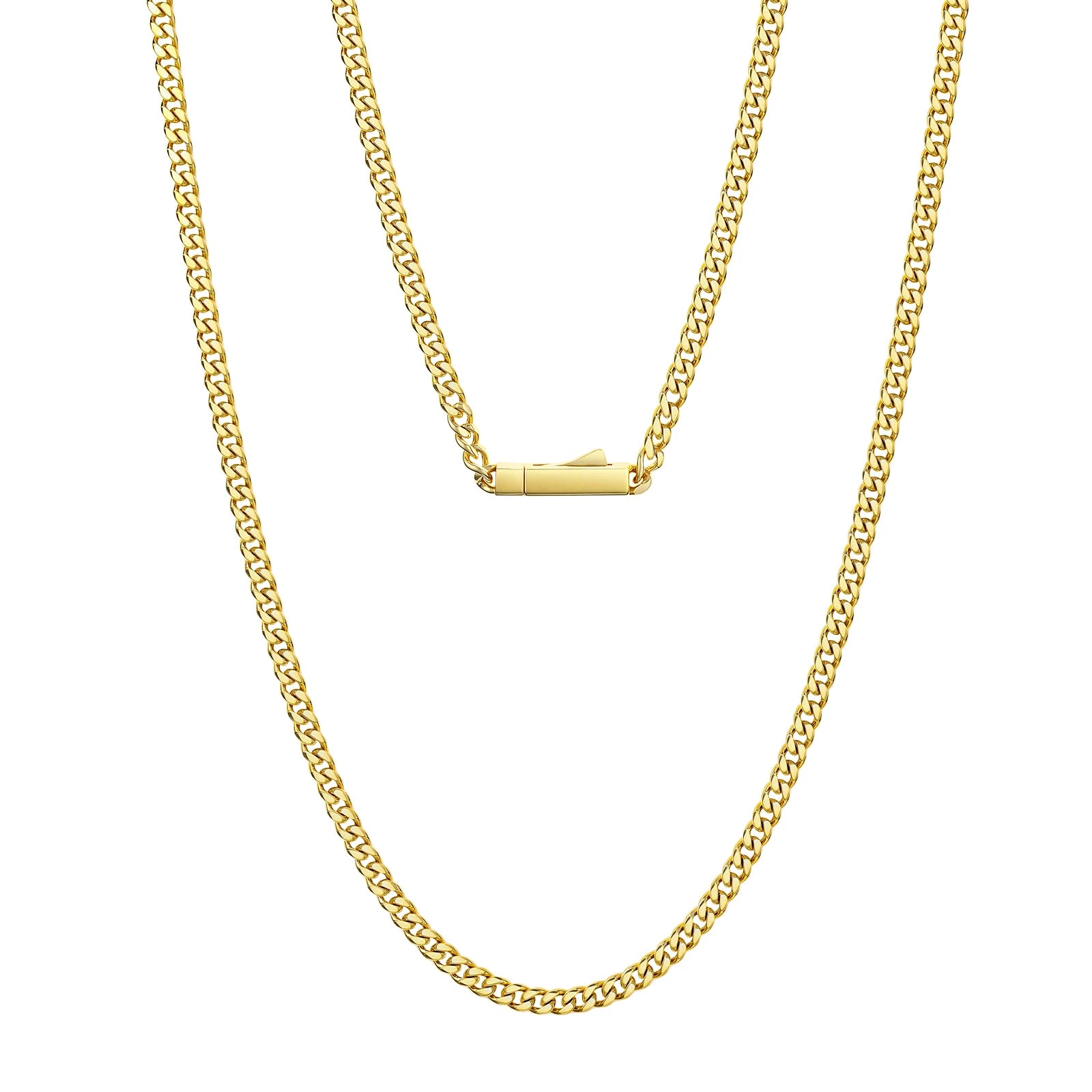 Miami Curb Chain Necklace — 3mm