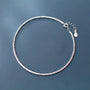 Bold Chain Anklet – Sterling Silver Filled Jewellery | Carryallco India