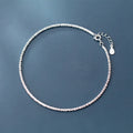 Minimalist 925 Silver Anklet – Bold Chain