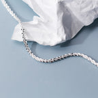 Minimalist 925 Silver Anklet – Bold Chain