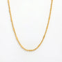 Mixed Bead Cylinder Chain Necklace | 18K Gold PVD | Carryallco