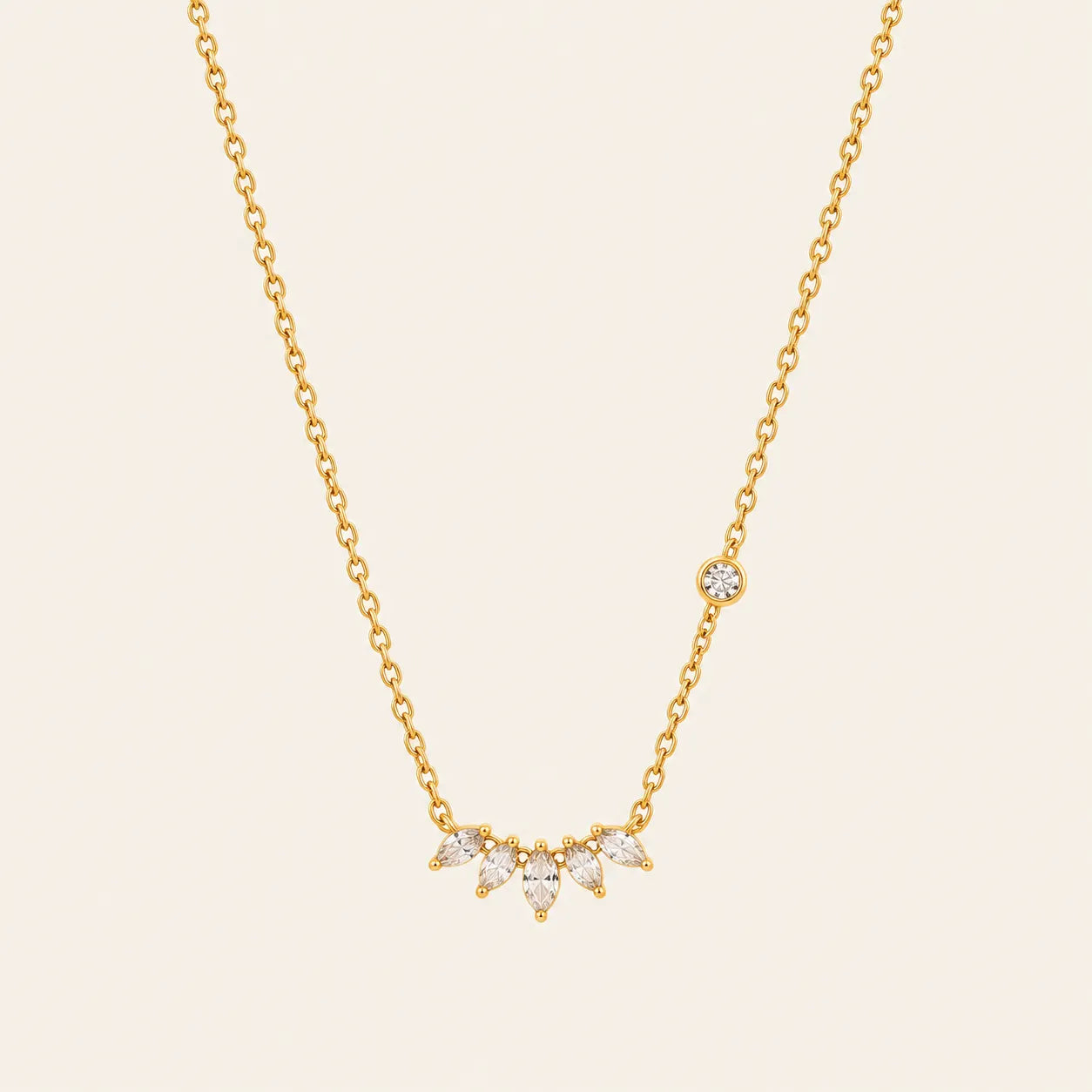 Moissanite Pendant Chain