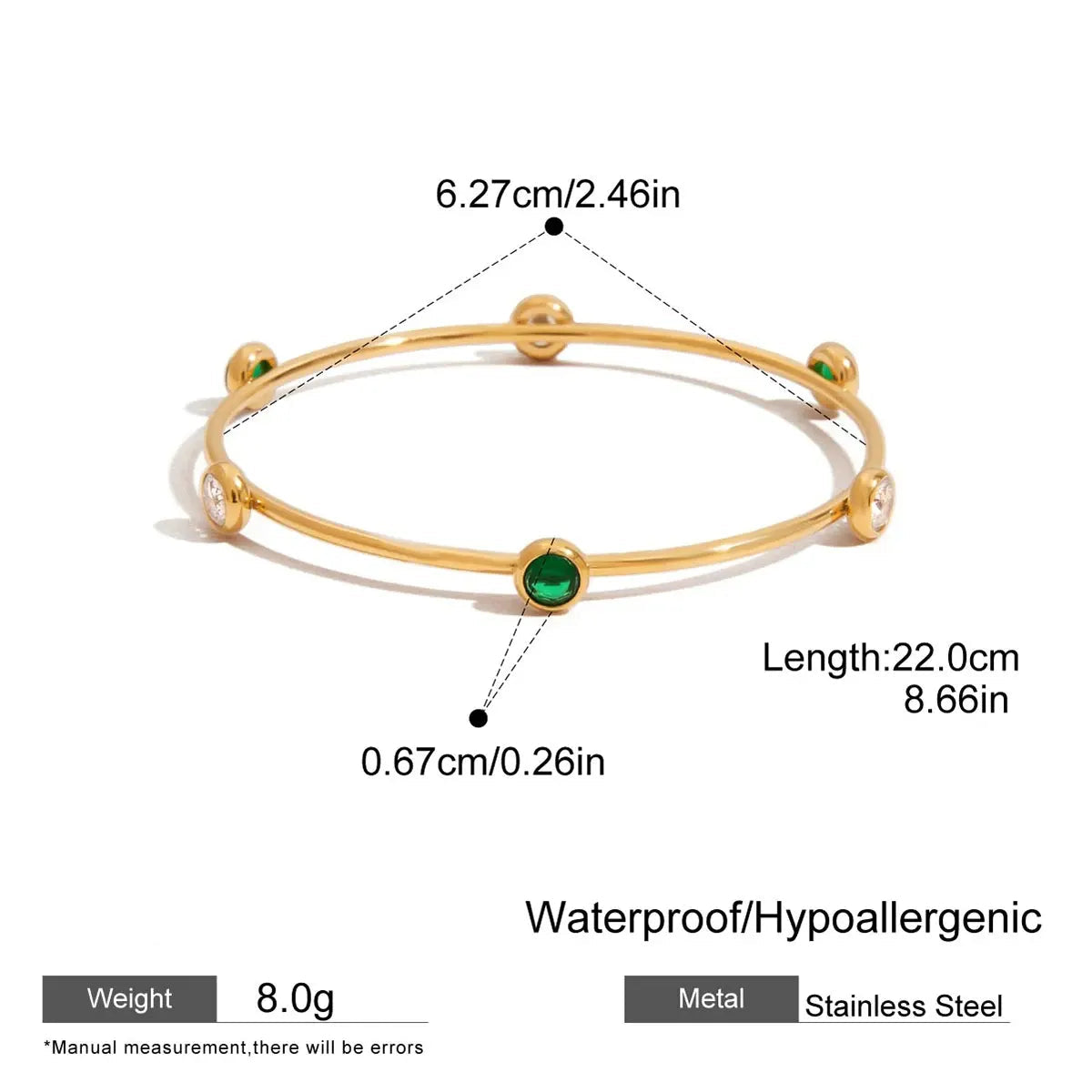 Pearl Station Stackable Bangle