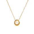 Pearl Cascade Necklace – 18K Gold Plated Demi-Fine Carryallco