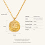 Pisces Zodiac Necklace – Specifications | 18K Gold Plated | Carryallco India