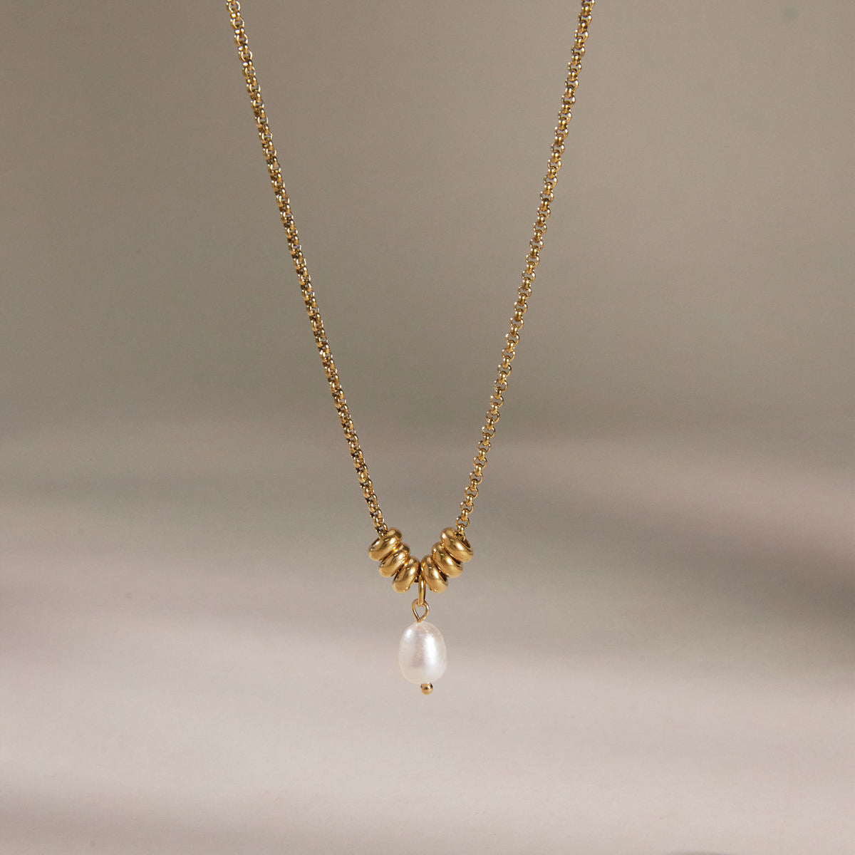 Real Freshwater Pearl Dangle Necklace