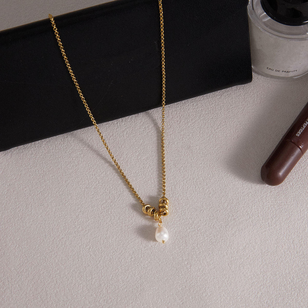 Real Freshwater Pearl Dangle Necklace