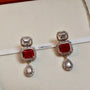 Royal Red Cut Necklace Set | CARRYALLCO
