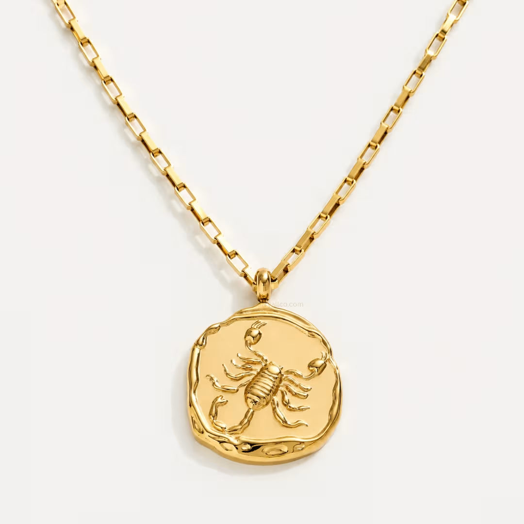 Scorpio Zodiac Necklace