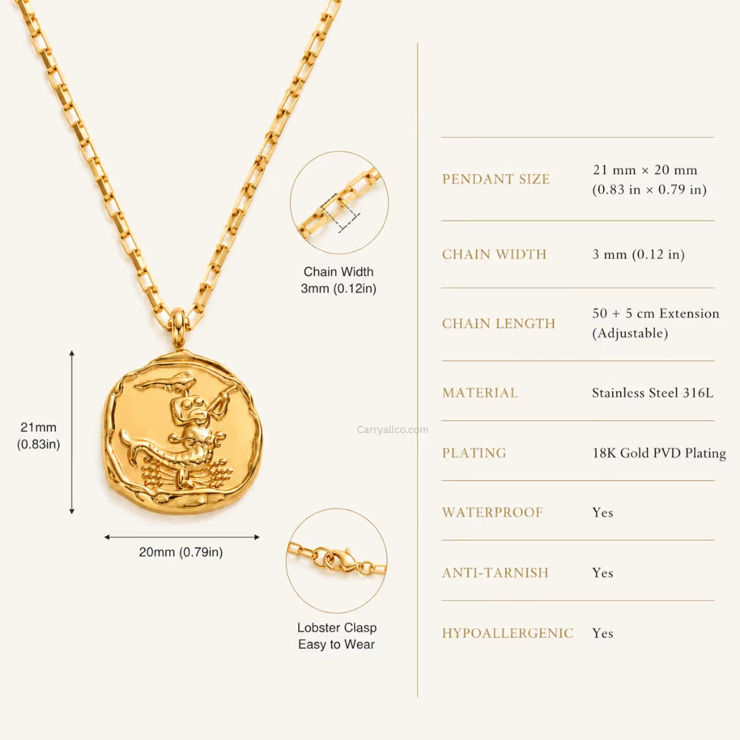 Scorpio Zodiac Necklace