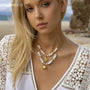 Serene Shell Pearl Necklace – 18K Gold Plated