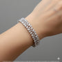 Silver Marquise Cluster Adjustable Bracelet | CARRYALLCO