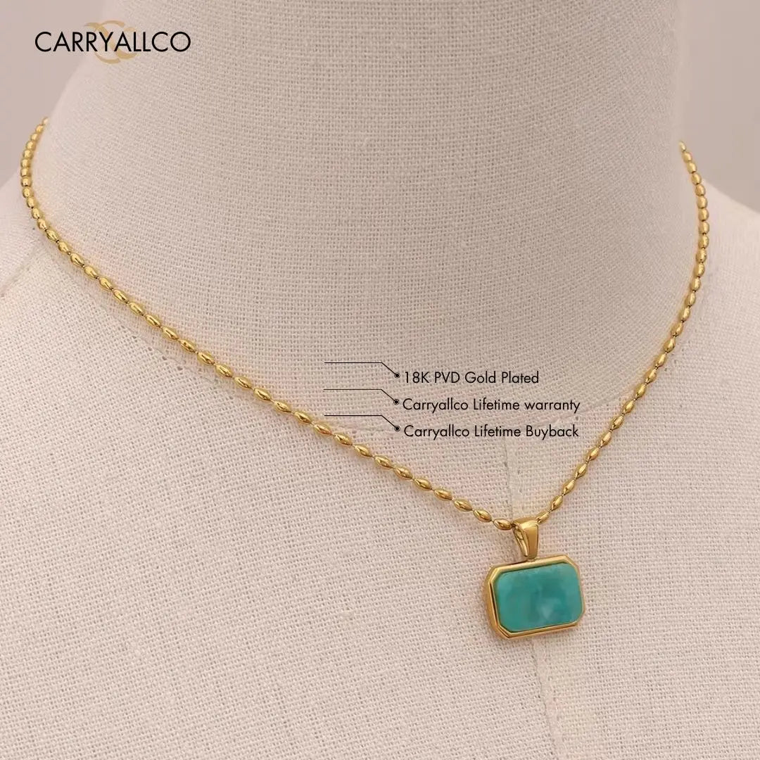 Skyline Glow Geometric Pendant Necklace