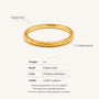 Slim Thin Band Ring – 18K Gold PVD | CARRYALLCO