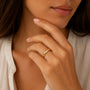 Smooth Glossy Band Ring – 18K Gold PVD | CARRYALLCO