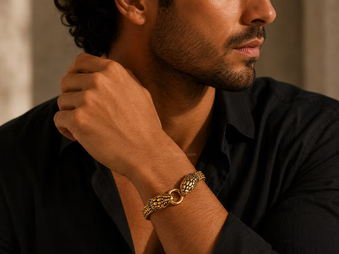 Snake Chain Bracelet – 18K Gold PVD | CARRYALLCO