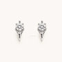 Solitaire Stud Earrings – 925 Sterling Silver | Carryallco India