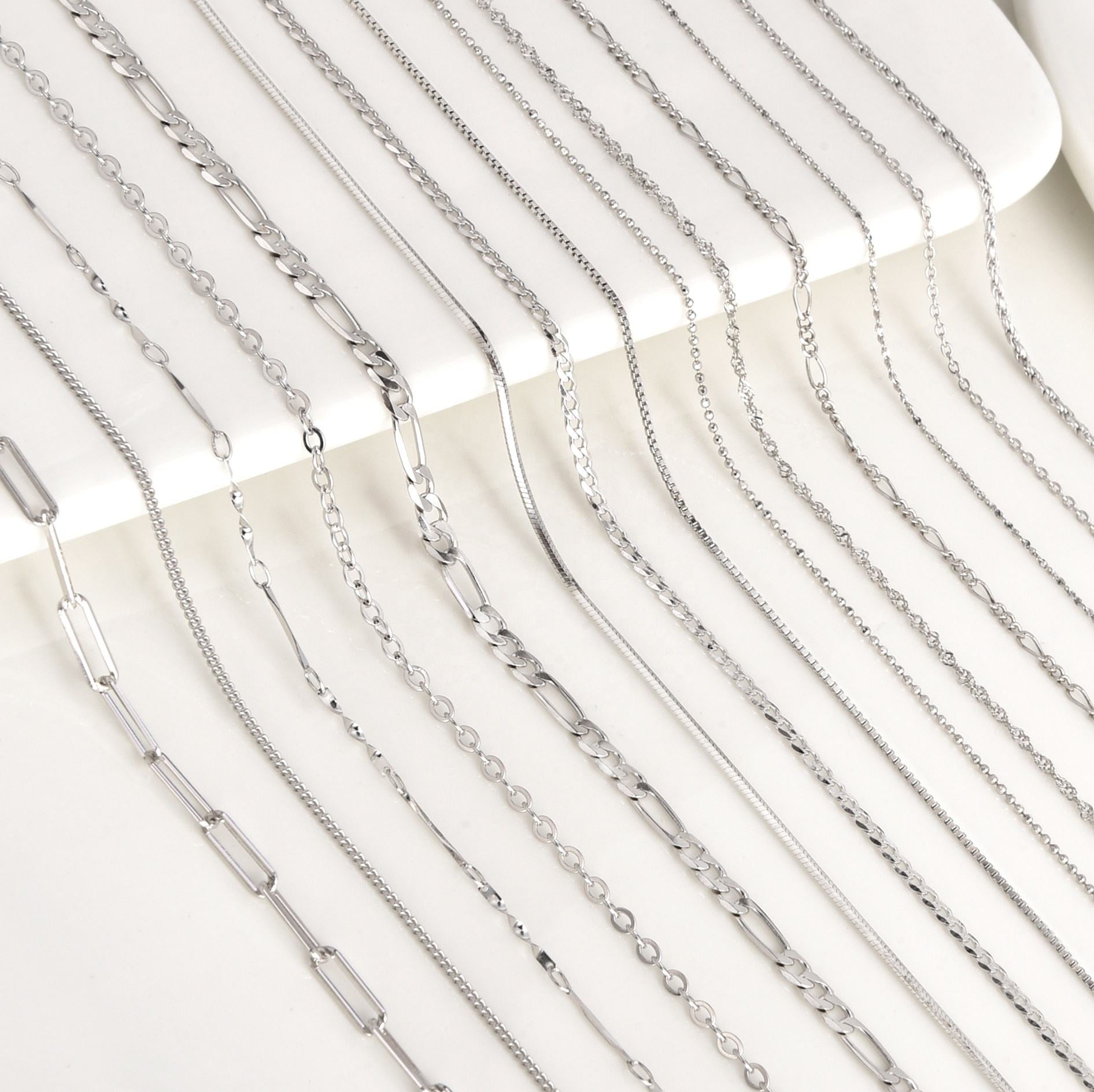 925 Sterling Silver Chain Necklace | CARRYALLCO