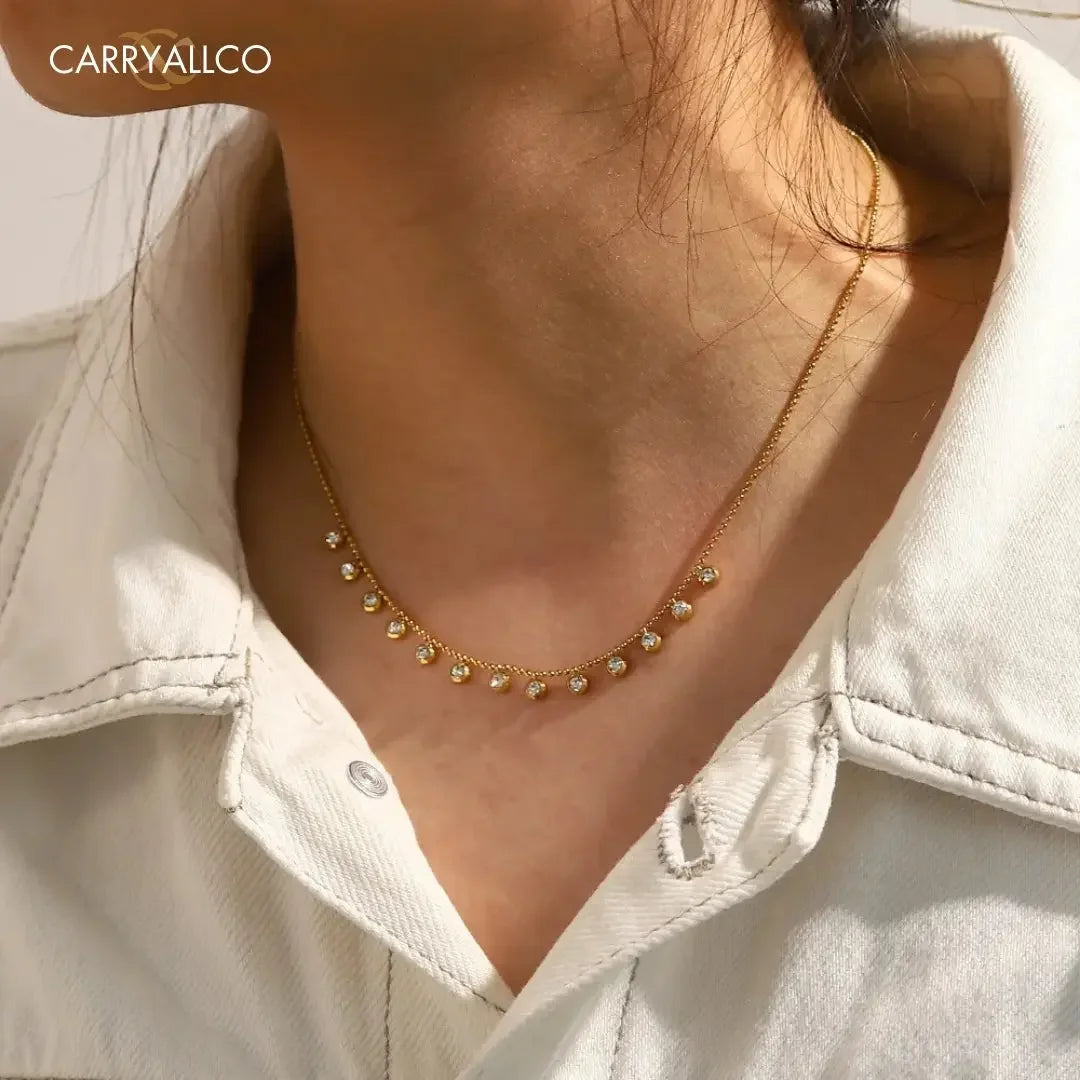 Timeless Everyday Charm Necklace – 18K Gold Plated