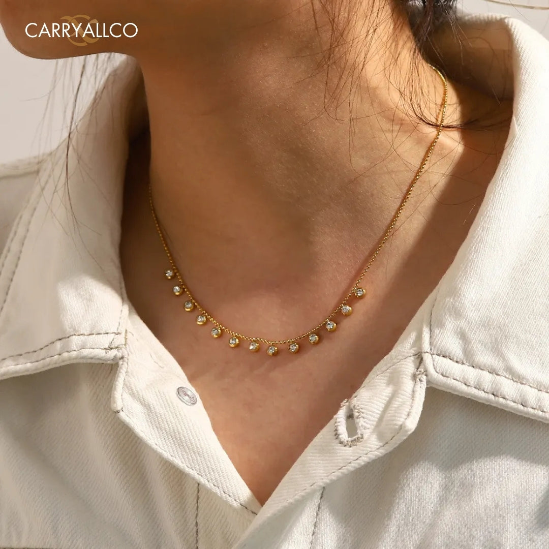 Timeless Everyday Charm Necklace – 18K Gold Plated