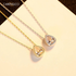 Water Drop Brilliant Cut Pendant Necklace – 925 Silver, Gold Plated CARRYALLCO