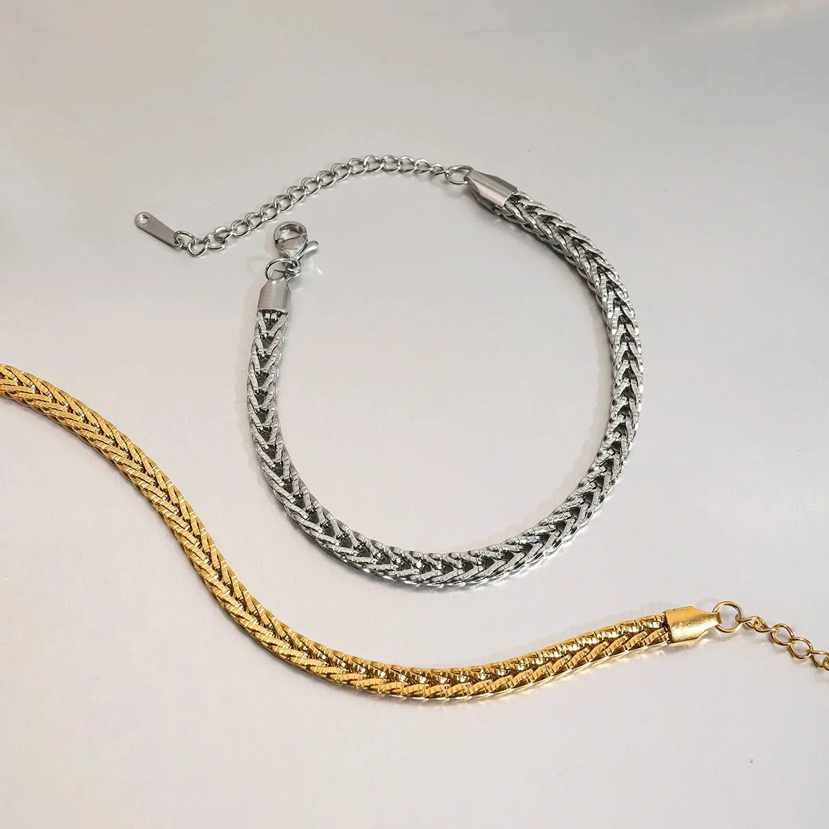Woven Wheat Chain Bracelet