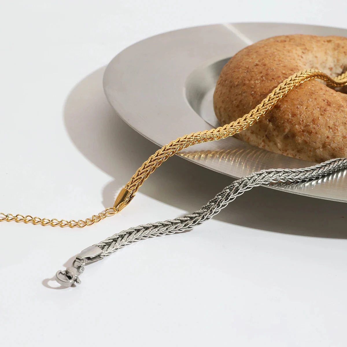 Woven Wheat Chain Bracelet