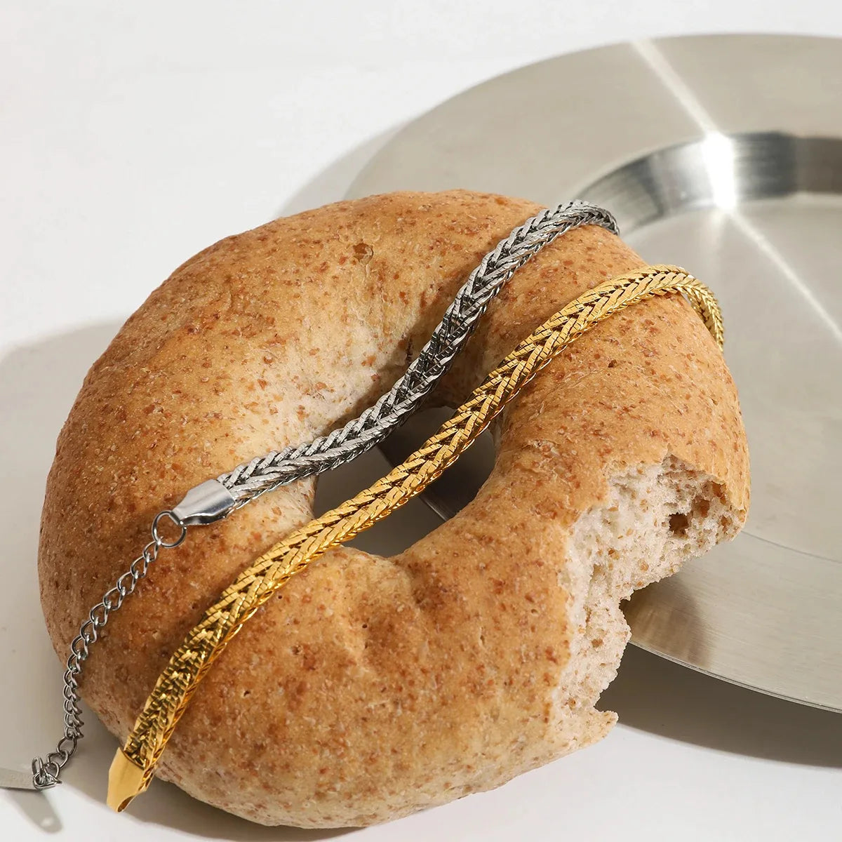 Woven Wheat Chain Bracelet