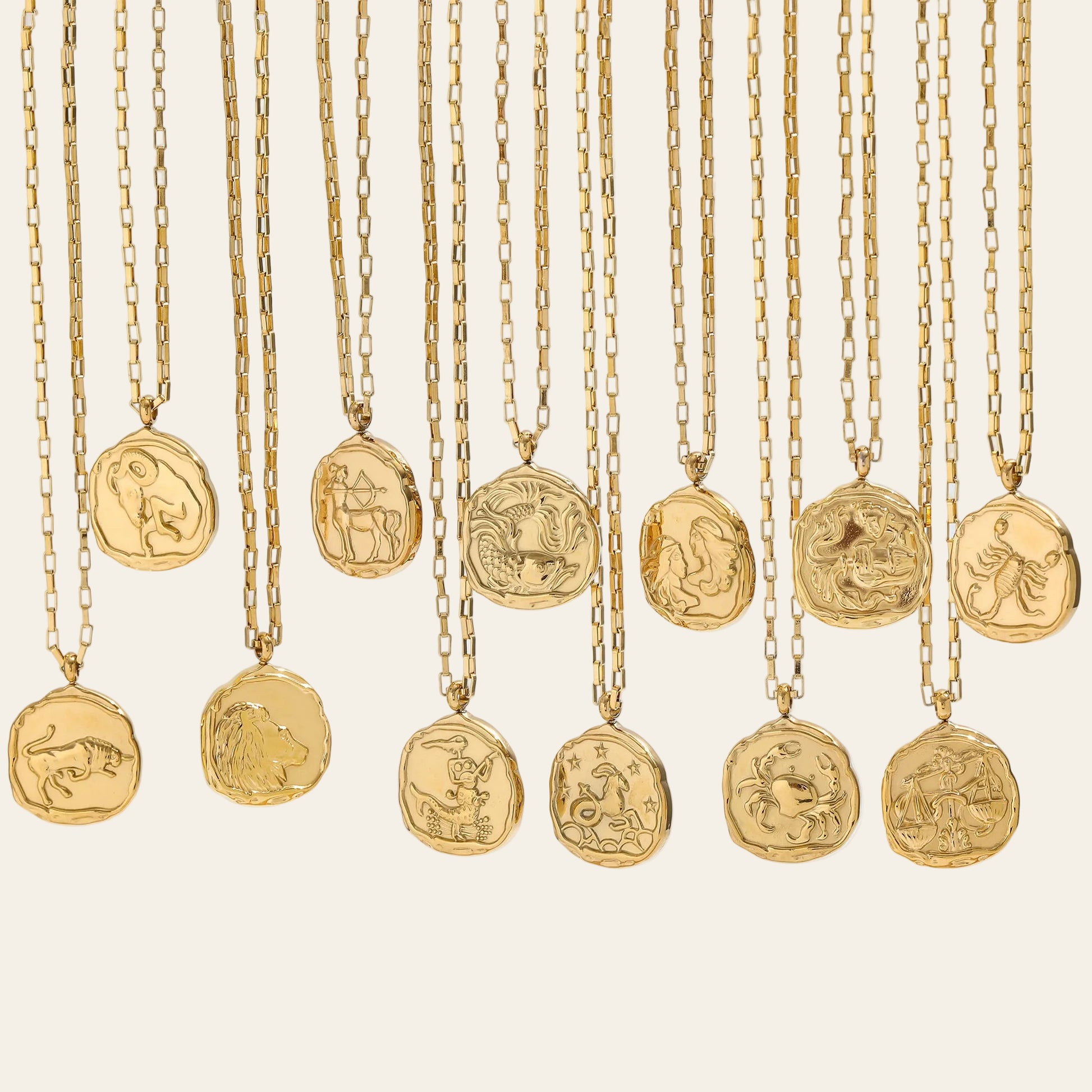 Zodiac Necklace – All 12 Signs 18K Gold PVD | Carryallco India