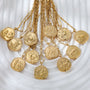 Zodiac Necklace – Pendant Detail | Demi-Fine 18K Gold PVD | Carryallco