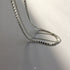Double-Layer Flat Bead Anklet – Detail View | 925 Sterling Silver | Carryallco India