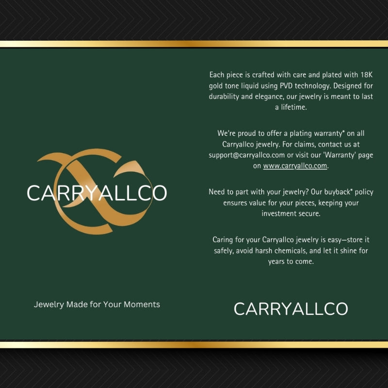 Carryallco Warranty Card