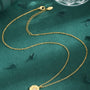 CZ Star Coin Pendant Necklace – 18K Gold Plated | CARRYALLCO