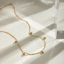 White Zircon Pendant Necklace – 18K Gold Plated | CARRYALLCO