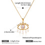 Evil Eye Zircon & Pearl Necklace – Specifications | 18K Gold Plated | Carryallco India