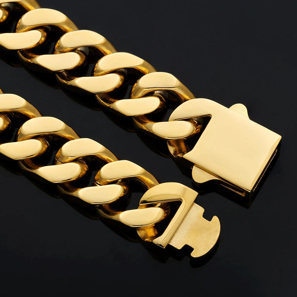 14mm Cuban Link Men's Bracelet