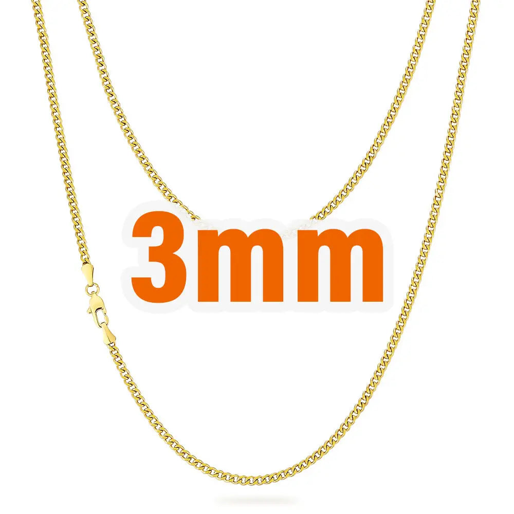 Miami Cuban Link Chain Pendant Necklace
