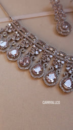 Imperial Glow American Diamond Necklace Set