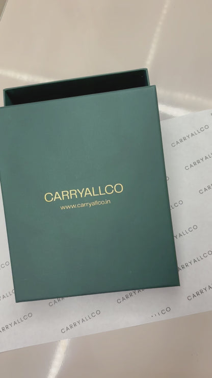Carryallco Aqua Square Luxe American Diamond Set