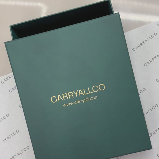 Carryallco Blue Sapphire American Diamond Necklace Set video