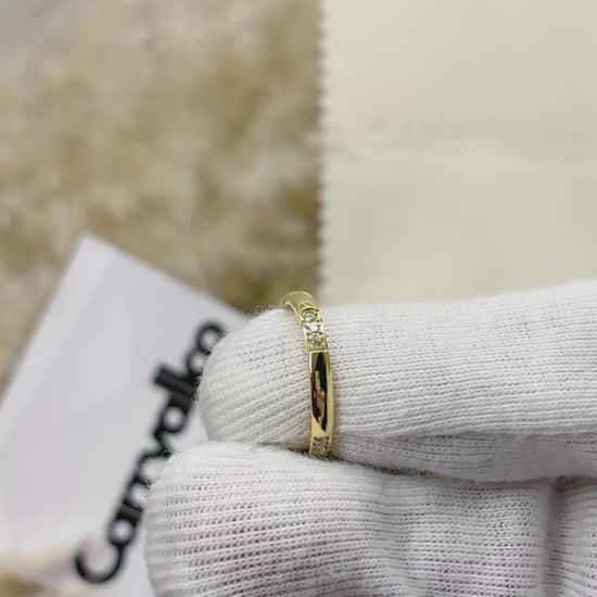 Carryallco Minimalist Diamond Ring- Demi Fine