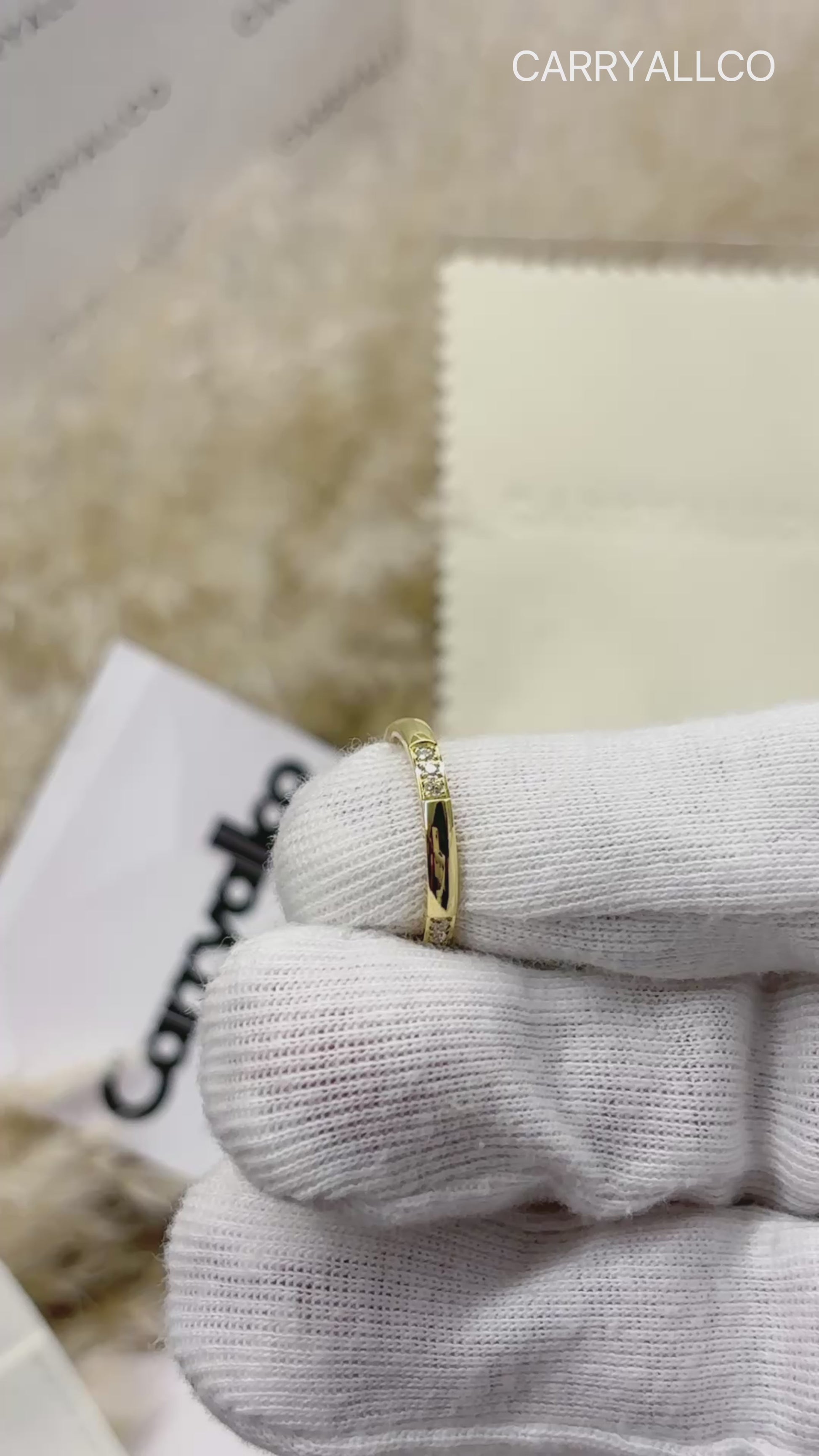 Carryallco Minimalist Diamond Ring- Demi Fine