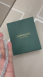 Green american diamond necklace set